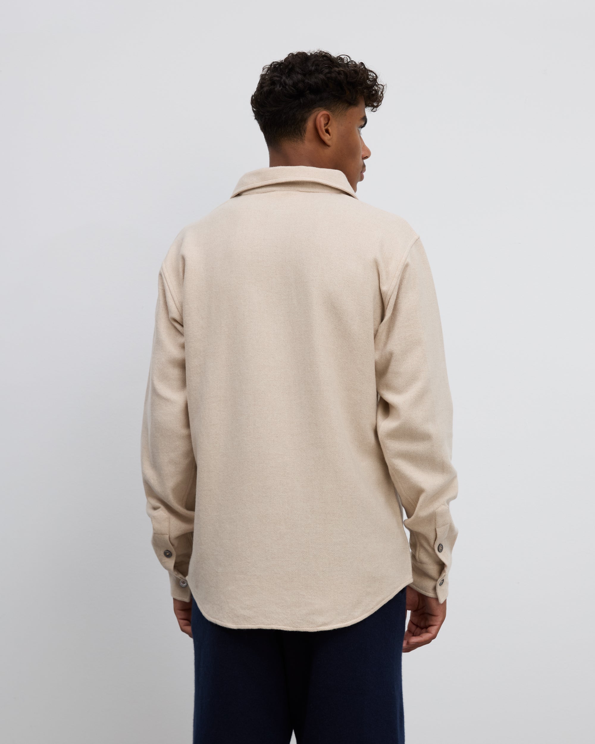 Kaschmir Hemd beige