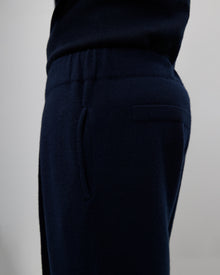 Kaschmir Hose dunkelblau